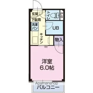 SURPLUS ONE杉藤【205号室】の間取り