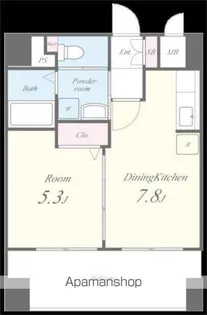 プロニティ天神通【8階】の間取り
