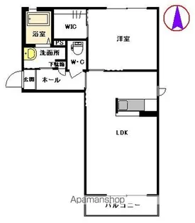 メゾン鬼木【201号室】の間取り