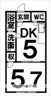 ローデハイム【1階】の間取り
