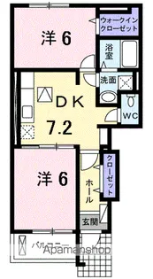 プラージュ【1階】の間取り