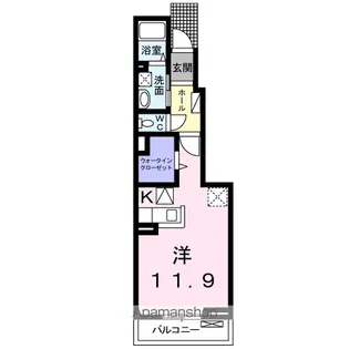エレガンテ【1階】の間取り