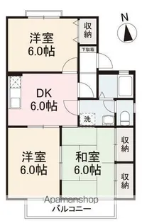 ハイツM&M【A201号室】の間取り
