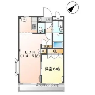 ハーブハウス【2階】の間取り