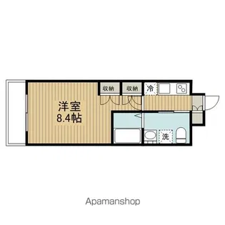 ルクレ高円寺アジールコート【2階】の間取り