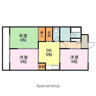 広島県福山市三吉町4丁目【マンション】の間取り
