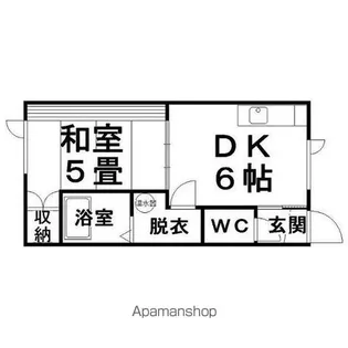 パークサイドヒルⅡ【6号室】の間取り