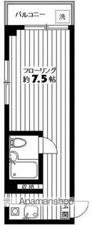 パークサイド浜【2階】の間取り