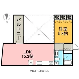 LASANTE葵【6階】の間取り