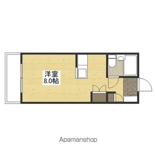 コーポ美吉【3階】の間取り
