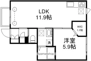 メゾン パルク【1階】の間取り