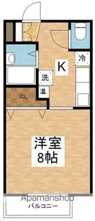 ラムール紫竹【2階】の間取り