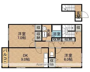 FORMOSAⅡ【2号室】の間取り
