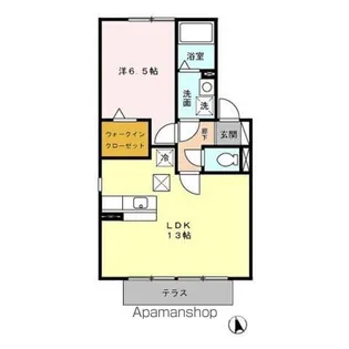 リアン Y【1階】の間取り