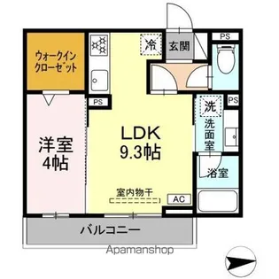 LEONE RESIDENCE【2階】の間取り