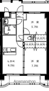 ユーミー新城【2階】の間取り