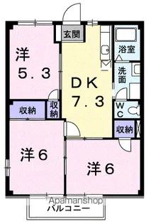 パイングロウブTM【2階】の間取り