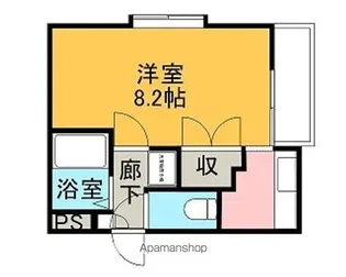 SUN EIGHT 燦【102号室】の間取り