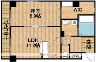 コンフォート常盤【303号室】の間取り
