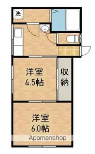 ニューコーポマロン【2階】の間取り