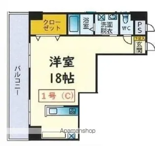 東ビル本町【901号室】の間取り