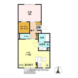 ステラタウン アークトゥルス【1階】の間取り