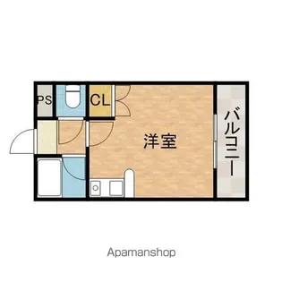 ビスタ千里丘V【2階】の間取り