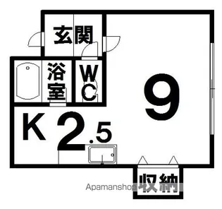 シーダーハイツ【4階】の間取り