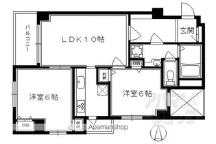 エクシオ京都御池【403号室】の間取り