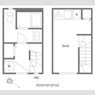 モダンアパートメント文京音羽【1階】の間取り