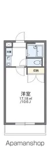 レオパレス一也【2階】の間取り