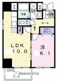LA PENTE VOLUME【7階】の間取り