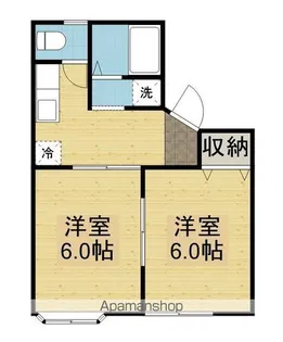 アンビロンさとう【1F号室】の間取り