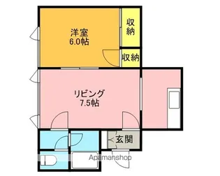 サンロード桔梗【201号室】の間取り