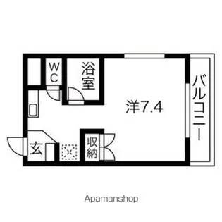 TOWNみやび【306号室】の間取り