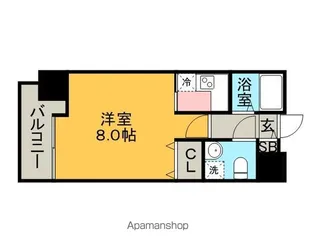 エステートモア今泉【4階】の間取り
