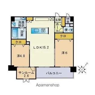ABELIA GLANZ (アベリア グランツ)【2階】の間取り
