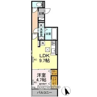 グレイス【1階】の間取り