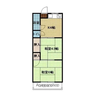 コーポ雄飛【2階】の間取り