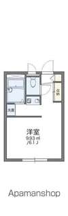 1Kの間取り画像