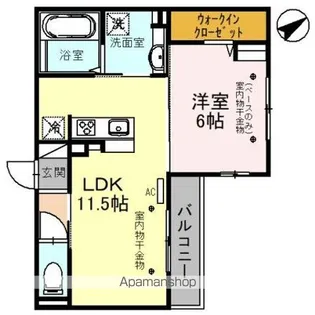 D-residence広岡【3階】の間取り