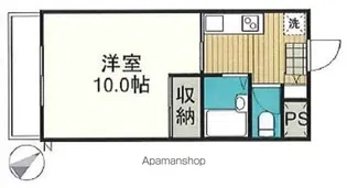 フェリーチェ聖光【202号室】の間取り