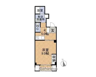 カレッジハウス’90【201号室】の間取り