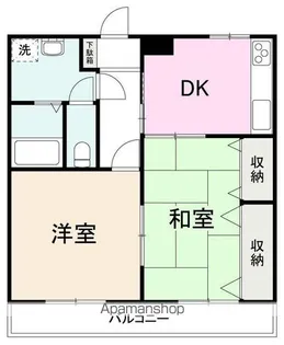 カーサ・ハマ【1階】の間取り