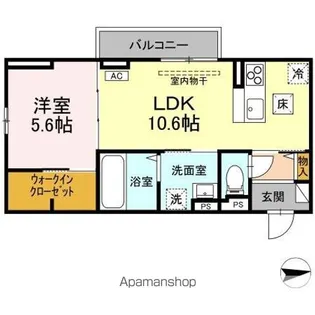 RESUA向中野 C棟【1階】の間取り
