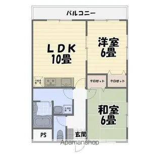 ベイサイドマンション【1階】の間取り