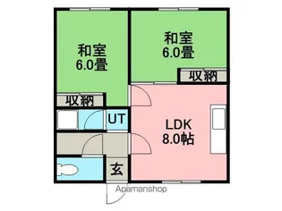 第7丸長マンション【5号室】の間取り