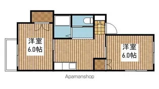 リンクス姥ケ山B【1階】の間取り