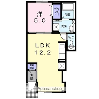 フルール【1階】の間取り