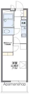 レオパレスグレンツェ 掛川【302号室】の間取り